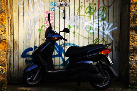 Graffiti Scooter